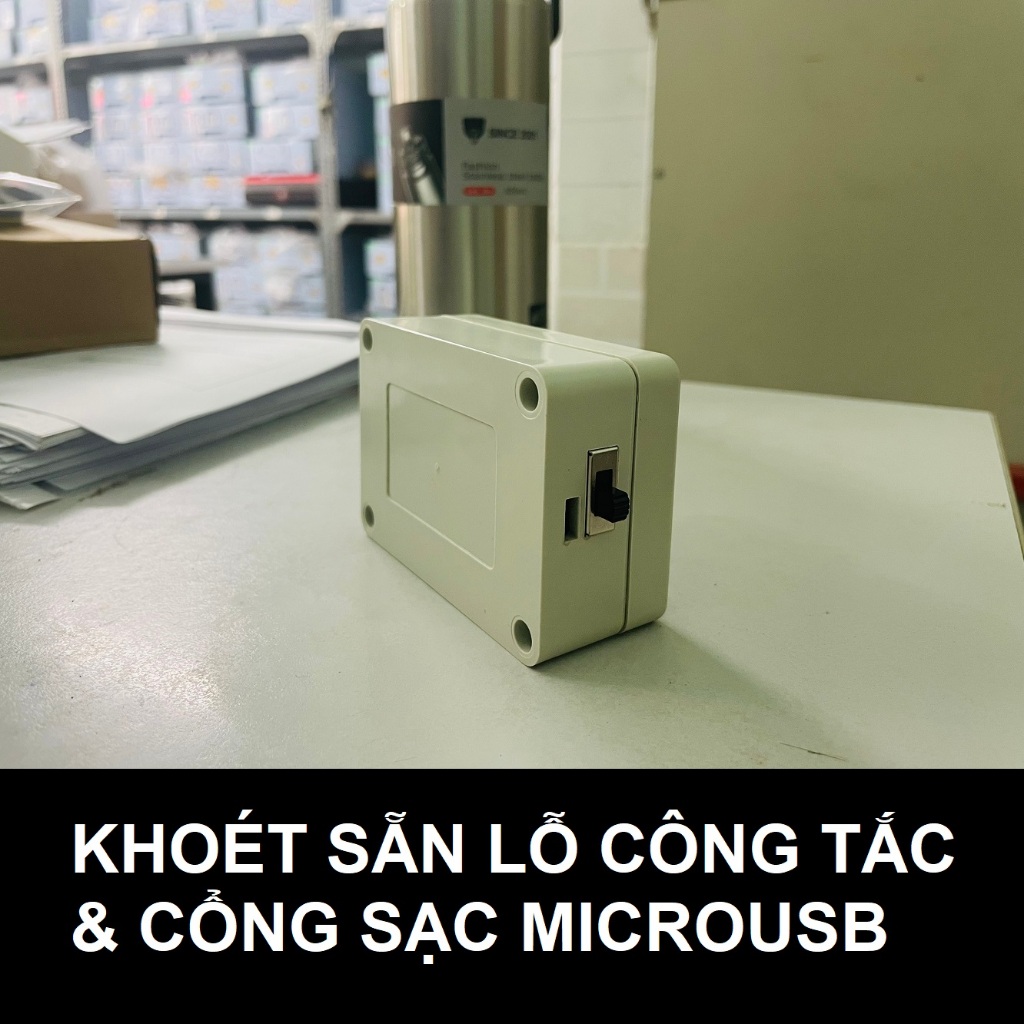 Combo chế loa bluetooth 1.4 inch 36mm 2x3W Hộp nhựa khoét sẵn lỗ DIY loa toàn dải