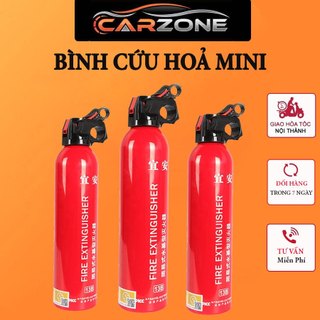Bình cứu hỏa mini fire extinguisher version 2 dung tích 500ml nhỏ gọn tiện lợi dùng cho ô tô, xe hơi