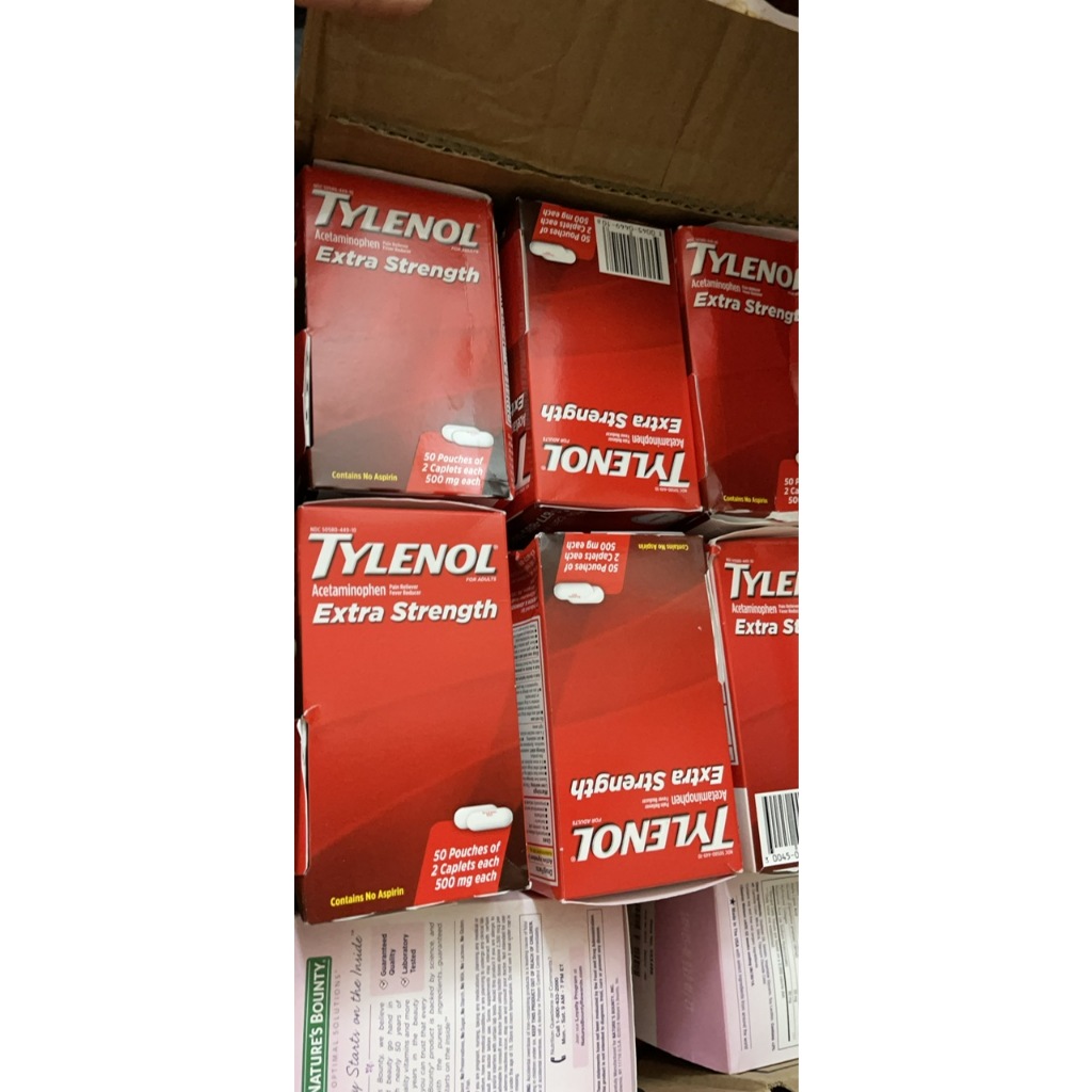 Tyleno-l Mỹ 500mg 100v