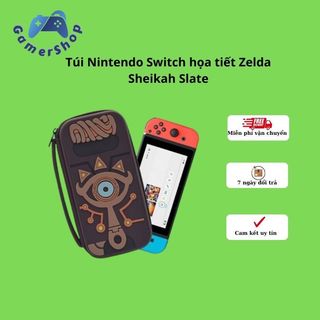 Túi đựng Nintendo Switch họa tiết Zelda Sheikah Slate - Bao chống sốc Nintendo Switch