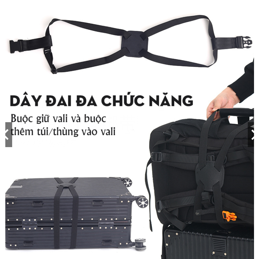DÂY DAI VALI HÀNH LÝ CHỐNG VA ĐẬP KHIẾN VALI CHẮC CHẮN HƠN HÌNH CHỮ X