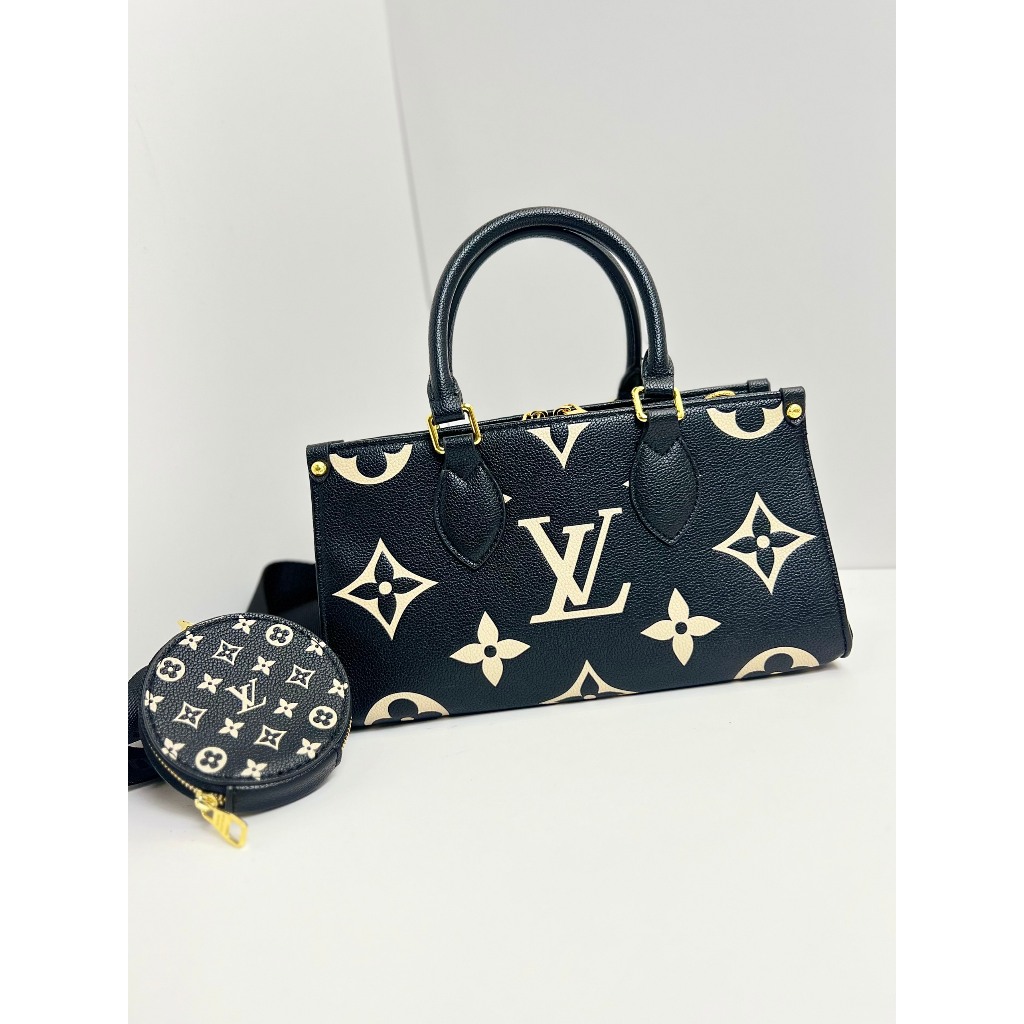 Túi Xách Lou.it Vui.ton Onthego dáng ngang size 26cm Màu đen