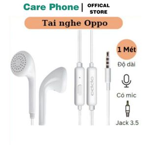 Tai nghe có dây Oppo CHUI 3.5 cho các dòng điện thoại F5, F7, F9, F11, F11 Pro, ReNo, ReNo 2F, A5, A9 có mic - CarePhone