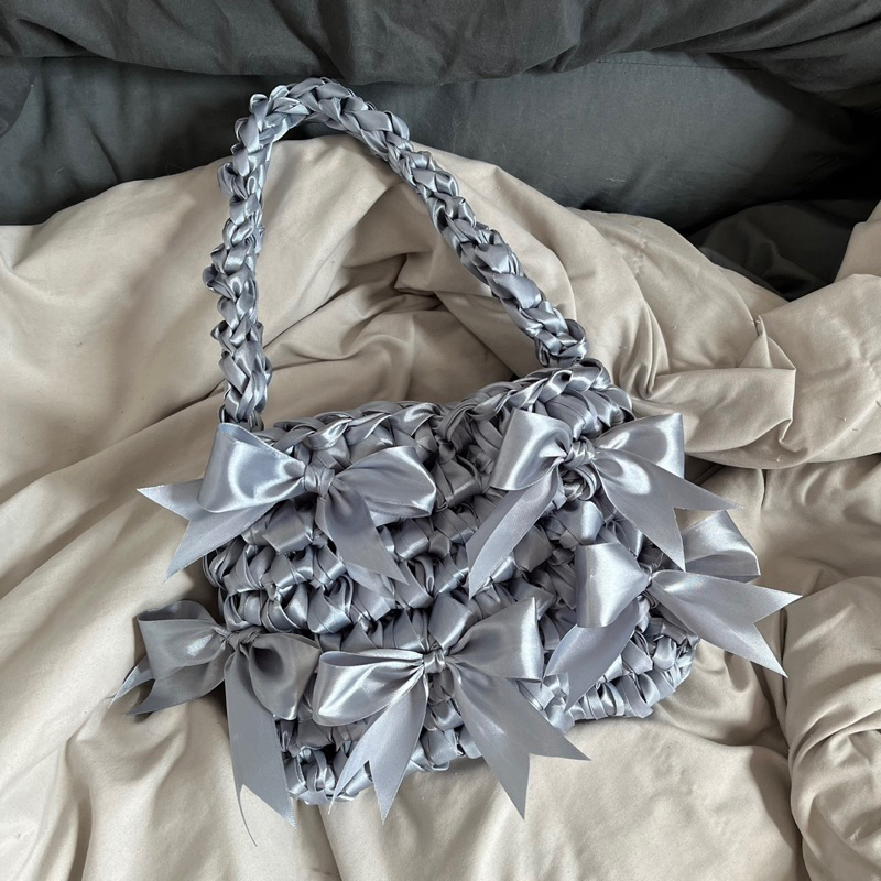 𝐑𝐢𝐛𝐛𝐨𝐧 𝐁𝐚𝐠 𝐁𝐚𝐬𝐢𝐜 ౨ৎ | Túi ruy băng Handmade