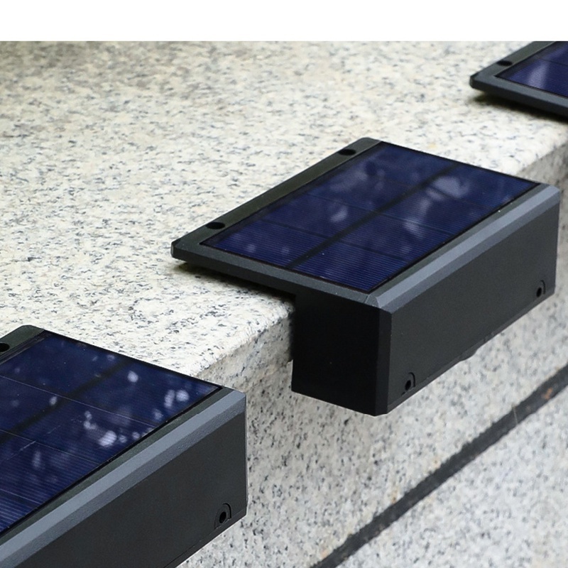 Mới Đèn LED Năng Lượng Mặt Trời 2023 Siêu Sáng Chống Thấm Nước Trang Trí Hàng Rào / Cầu Thang / Hành Lang