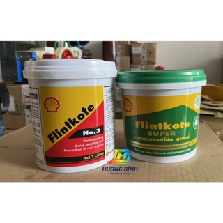 Sơn chống thấm gốc Bitum Flintkote No.3 - Lon 1 lít (màu nâu đen)