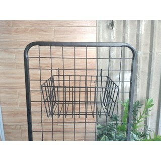 Giỏ siêu thị cài lưới dài 25cm