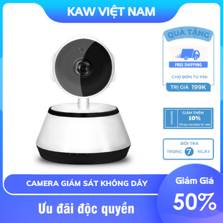 Camera giám sát không dây KAW V380 Full HD 1080p, Hồng Ngoại Ban Đêm