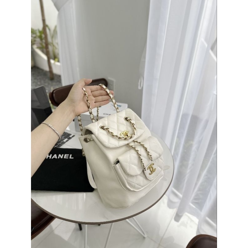 Balo dây rút backpack có xanh jean hoa trà siêu hot đây ạ 22cm