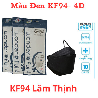 Khẩu Trang KF94 4D Lâm Thịnh (Combo 50 cái)