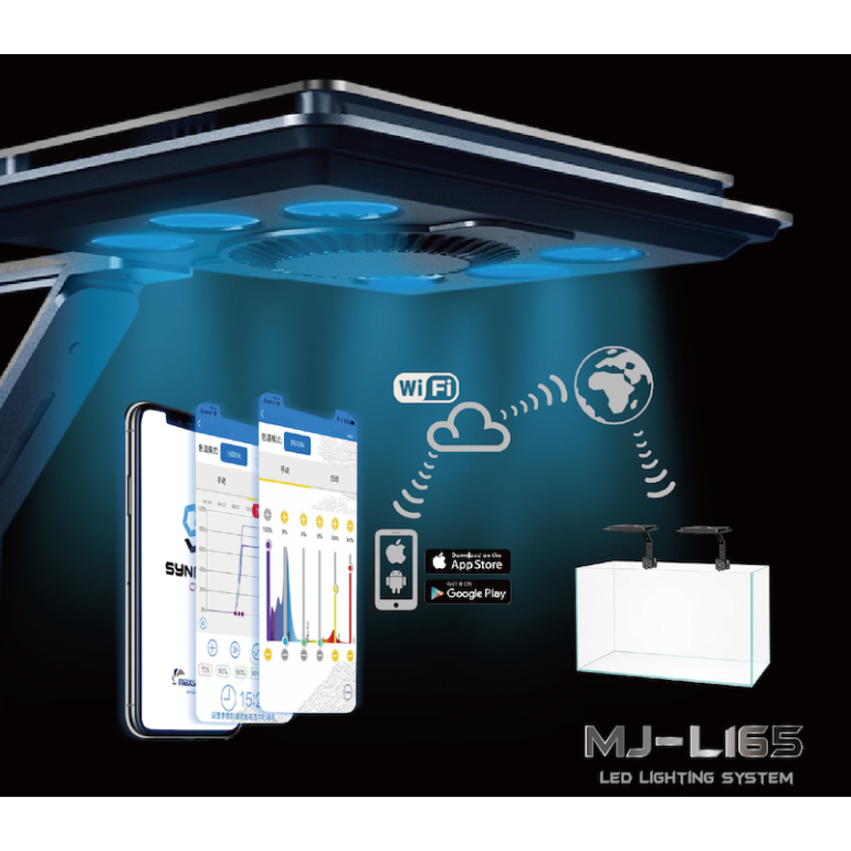 Đèn led chuyên dụng cho hồ cá biển | Maxspect MJ-165 và Maxspect MJ-130