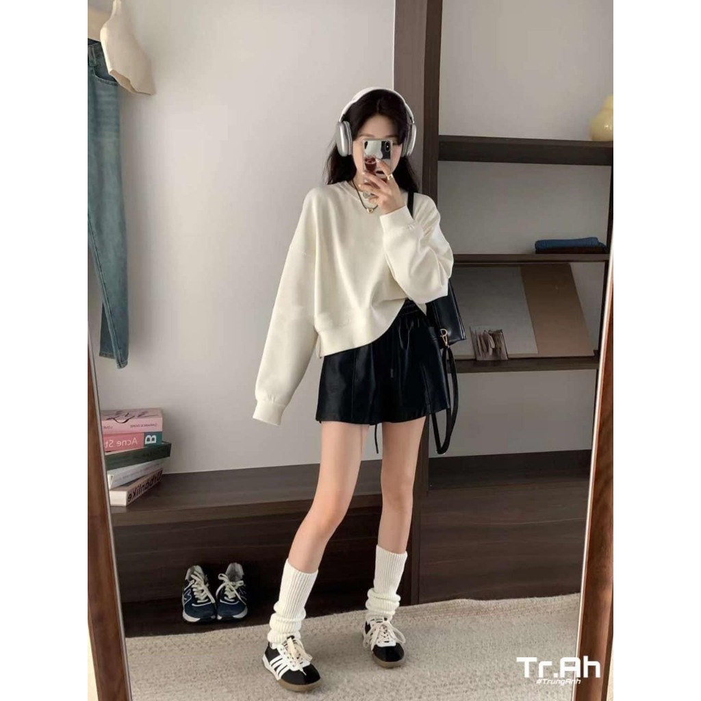 Áo Sweater Chữ POMEGRANATE Xinh Xắn - Hannie Store