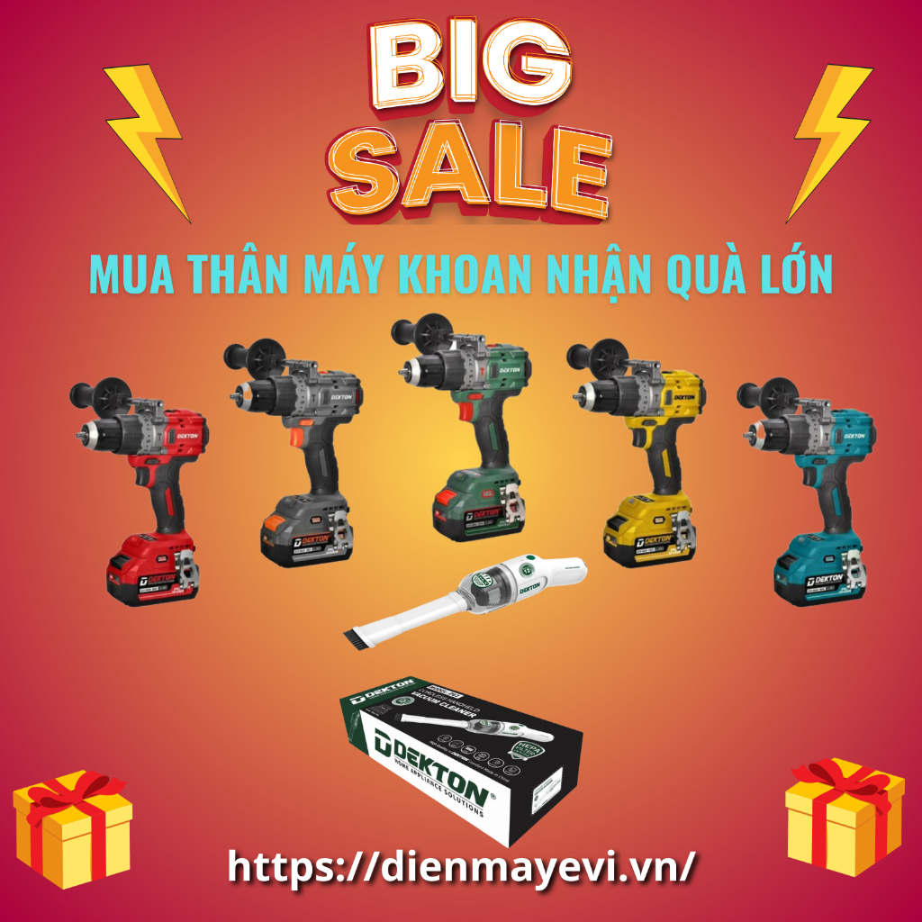 Máy khoan pin M21-ID13100Plus Khuyến mãi khủng. Đến ngay cửa hàng hoặc liên hệ trực tiếp