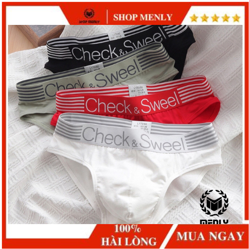 Quần sịp tam giác nam Check&Sweet đủ màu,đủ size