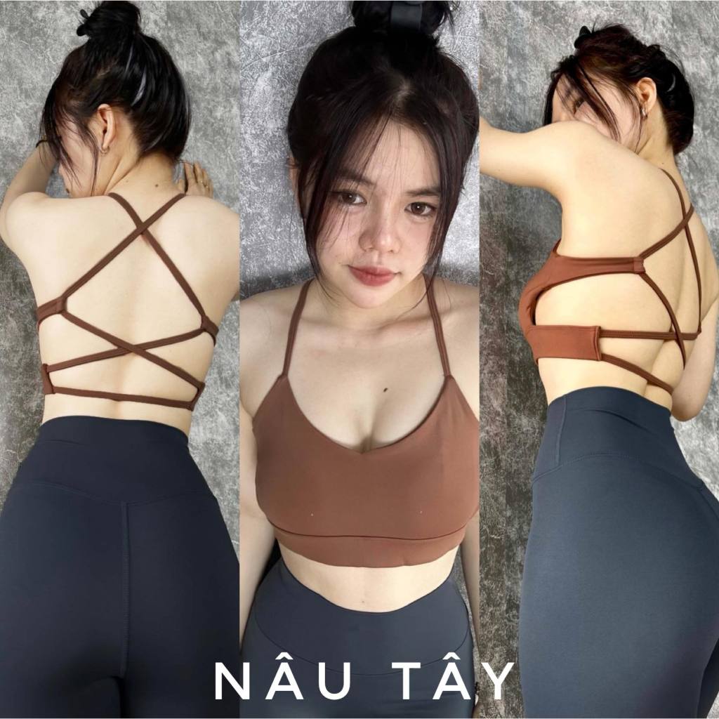 Bra Chéo Lưng Thể Thao Tập Gym-Yoga-Aerobic ⚡️ Hàng xuất khẩu ⚡️