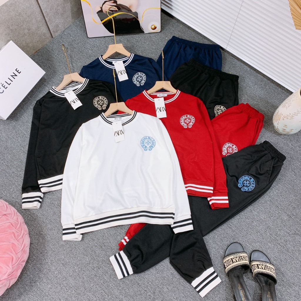 Bộ Đồ Thể Thao Nữ Logo Tròn Chất Umi - Mẫu mới Hot 2023