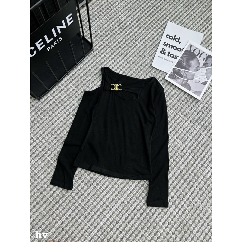 Áo thun dài tay cotton celi cao cấp