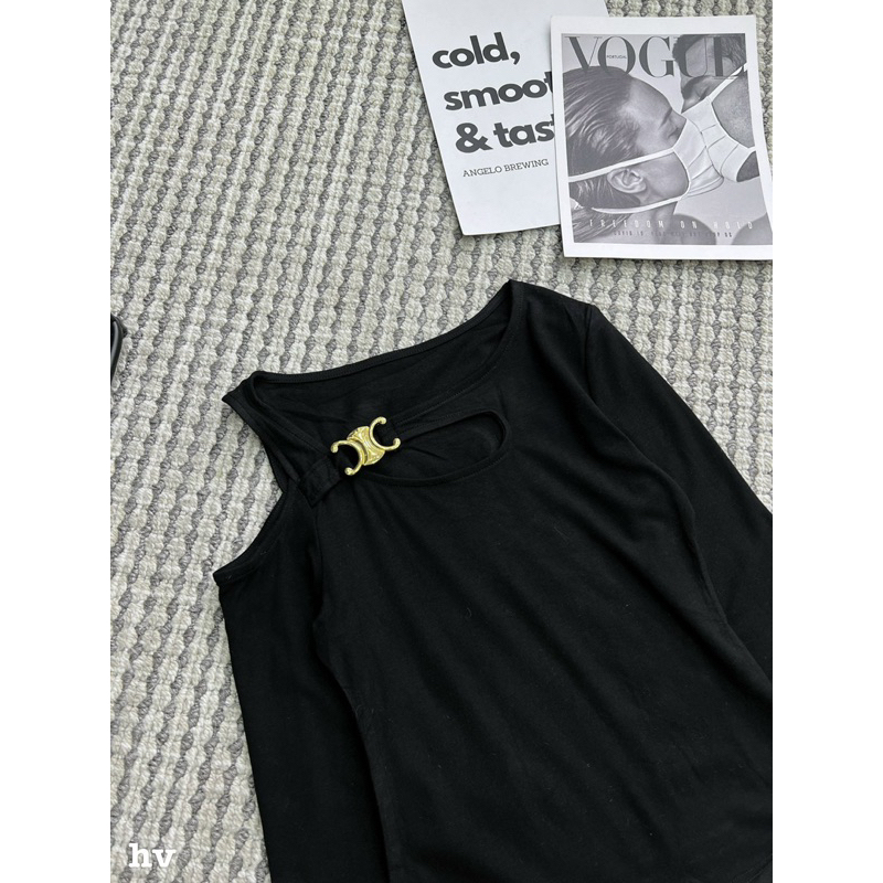 Áo thun dài tay cotton celi cao cấp