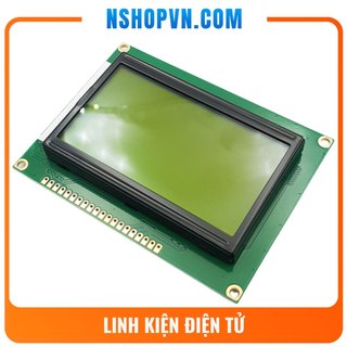 LCD 12864 Xanh Lá - Graphic LCD12864 Driver ST7920 xanh dương sử dụng IC Driver ST7920 là loại phổ phiến trên thị trường