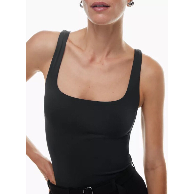 BABATON SIZE S, M - BODYSUIT KHÔNG TAY CỔ VUÔNG