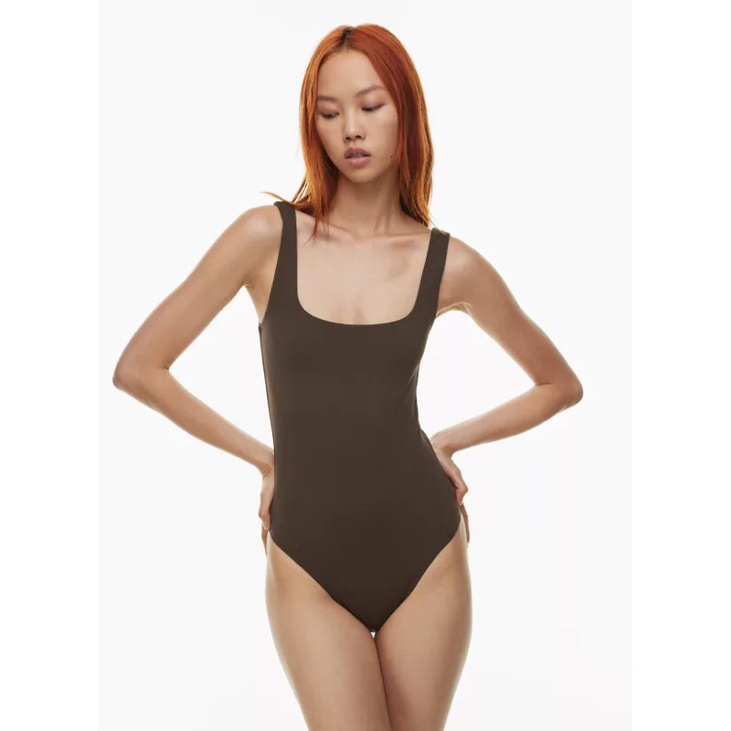 BABATON SIZE S, M - BODYSUIT KHÔNG TAY CỔ VUÔNG