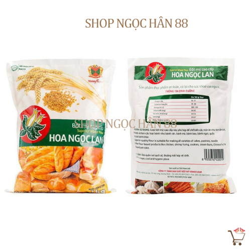 Bột mì Hoa Ngọc Lan 1kg, bột mì cao cấp Hoa Ngọc Lan
