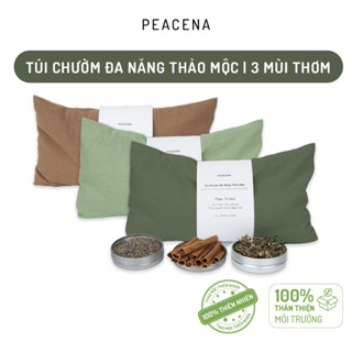 [CUSTOM] TÚI CHƯỜM NÓNG ĐA NĂNG THẢO MỘC theo 3 MÙI THƠM giảm đau cổ vai gáy, giảm đau bụng kinh, thắt lưng | Peacena