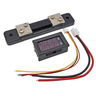 Đồng Hồ Đo Dòng Đo Áp 0-100VDC/50A Có Trở Shunt Đi Kèm