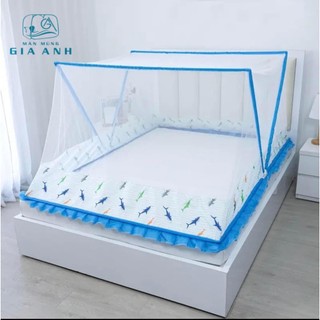 Màn Xếp Thông Minh GIA ANH - Màn Khung Xếp Gọn Cải Tiến - Màn Ngủ Tiện Lợi, Dễ Dàng Sử Dụng - Chống Muỗi Và Các Loại Côn