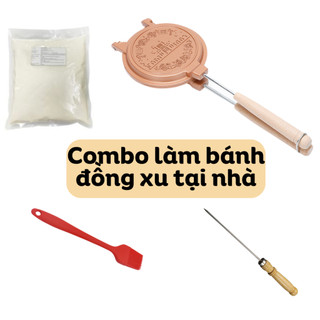 Khuôn bánh đồng xu phô mai 10 won combo làm bánh đồng xu tại nhà