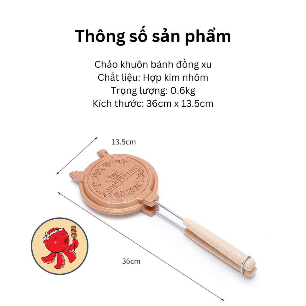 Khuôn bánh đồng xu phô mai 10 won combo làm bánh đồng xu tại nhà