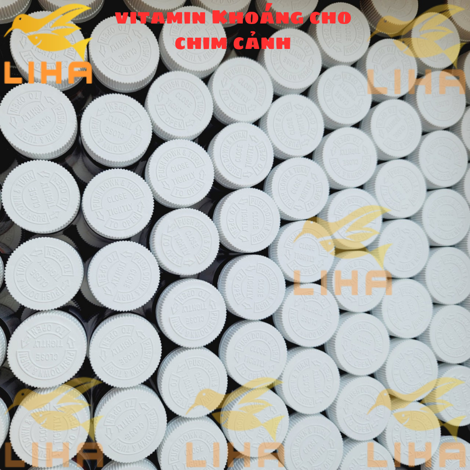 Vitamin Khoáng Cho Chim Cảnh - Tăng Sức Đề Kháng, Giảm Stress, Lông Bóng Mượt