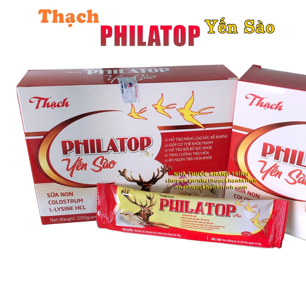 Thạch Philatop Yến Sào Sữa Non - thơm ngon dinh dưỡng
