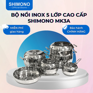 Bộ Nồi 5 Lớp Cao Cấp SHIMONO Lux Pot MK-3A