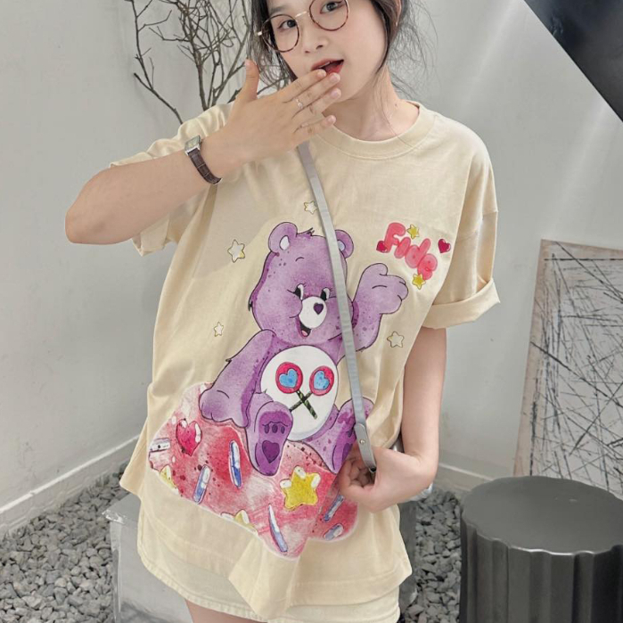 Áo thun FIDE BEAR Unisex Tay Lỡ Nam Nữ