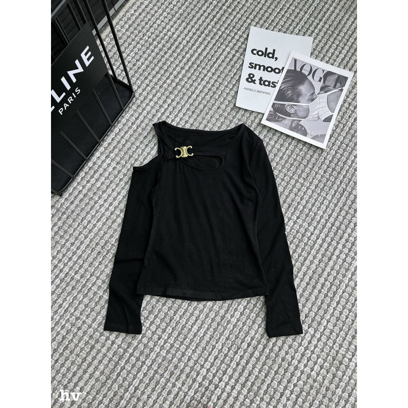 Áo thun dài tay cotton celi cao cấp