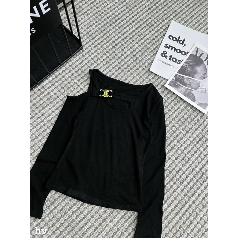 Áo thun dài tay cotton celi cao cấp