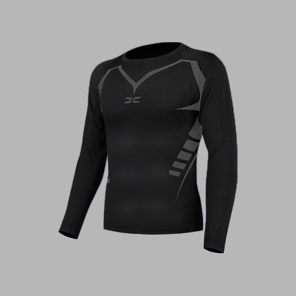 Áo giữ nhiệt dài tay nam A003D tập Gym, thể hình, chạy bộ, thể thao nam họa tiết khỏe khoắn phong cách