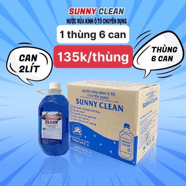 Nước Rửa Kính Ô Tô Chuyên Dụng sunny clean hàng xịn loại 1