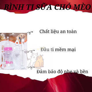 Bình sữa- bình ti cho chó mèo-dung tích 60ml