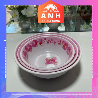 Tô canh nhựa,me ca melamine tô sâu, nhiều size tô 7,8,9 cm.