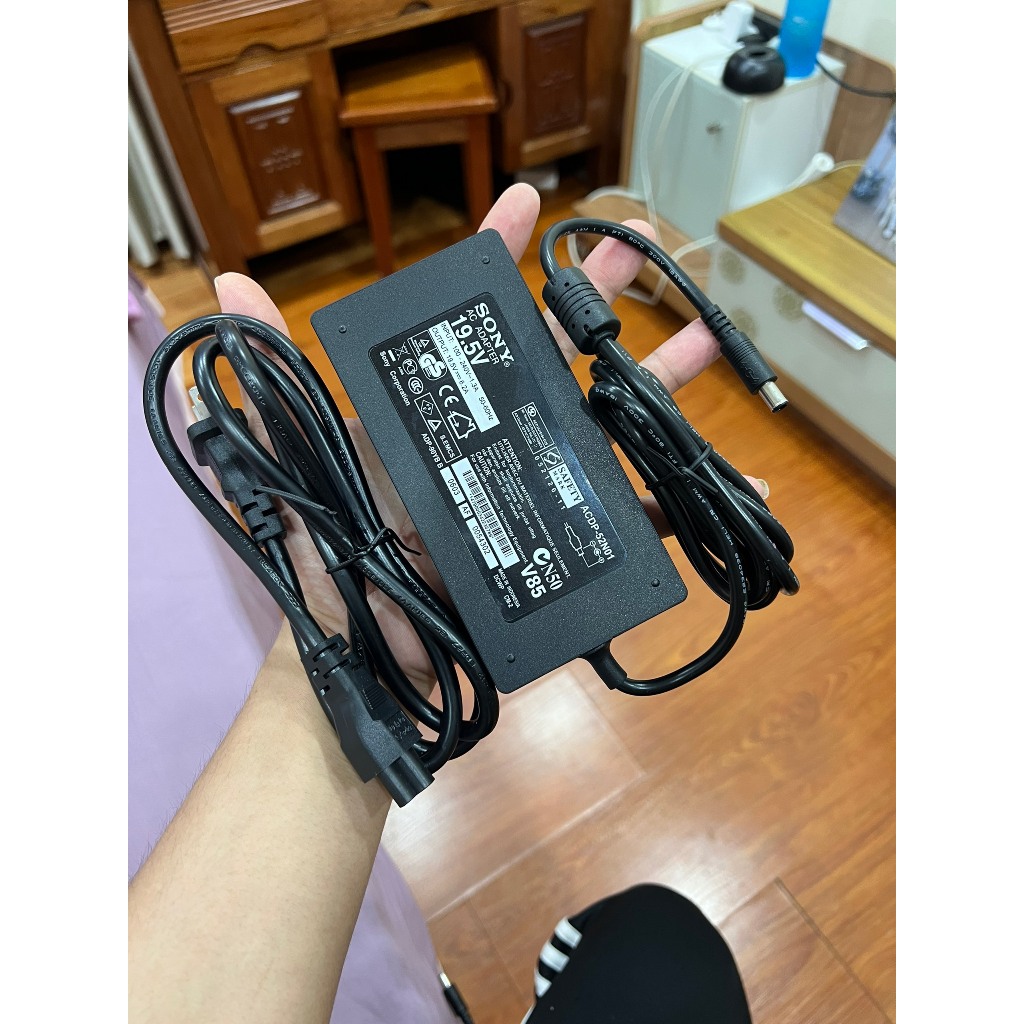 ADAPTOR- NGUỒN TIVI SONY 19.5V 6.2A CHÍNH HÃNG