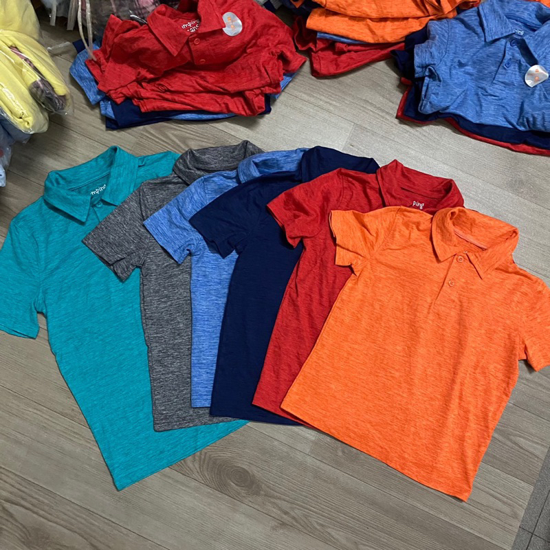 T&DShop Áo Bé Trai Cộc Tay Cổ Bẻ, Áo Polo Bé Trai, Hàng Việt Nam Xuất Khẩu.