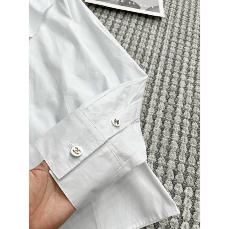 Áo sơ mi cổ bèo chace