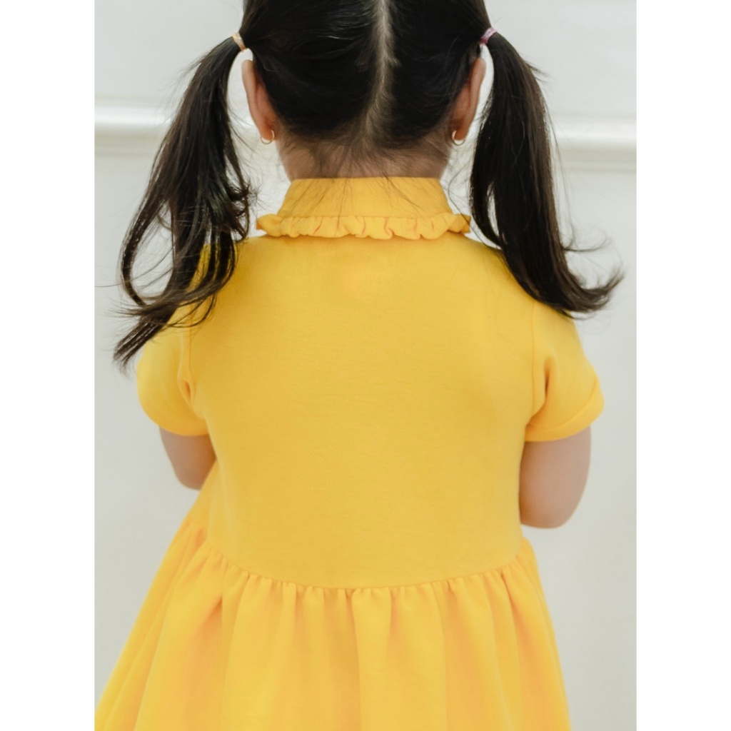 Đầm bé gái cotton thêu họa tiết, váy polo cho bé gái từ 1 tuổi - 7 tuổi Baa Baby - GT-AD04N-04
