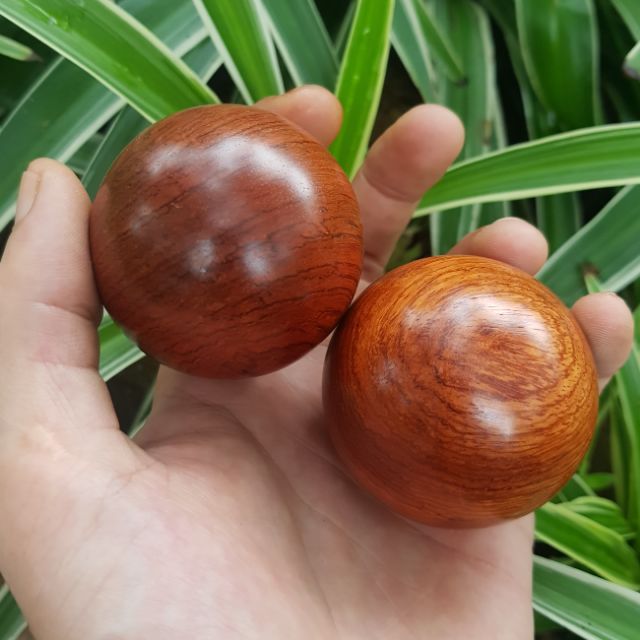 Bi Lăn Tay Hạt Gỗ Hương Hạt 6cm