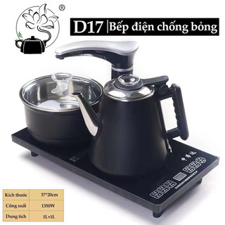 (BH 12 tháng) Bếp Điện Đun Nước Tự Động Xoay hoàn toàn cảm ứng 100% có chữ việt