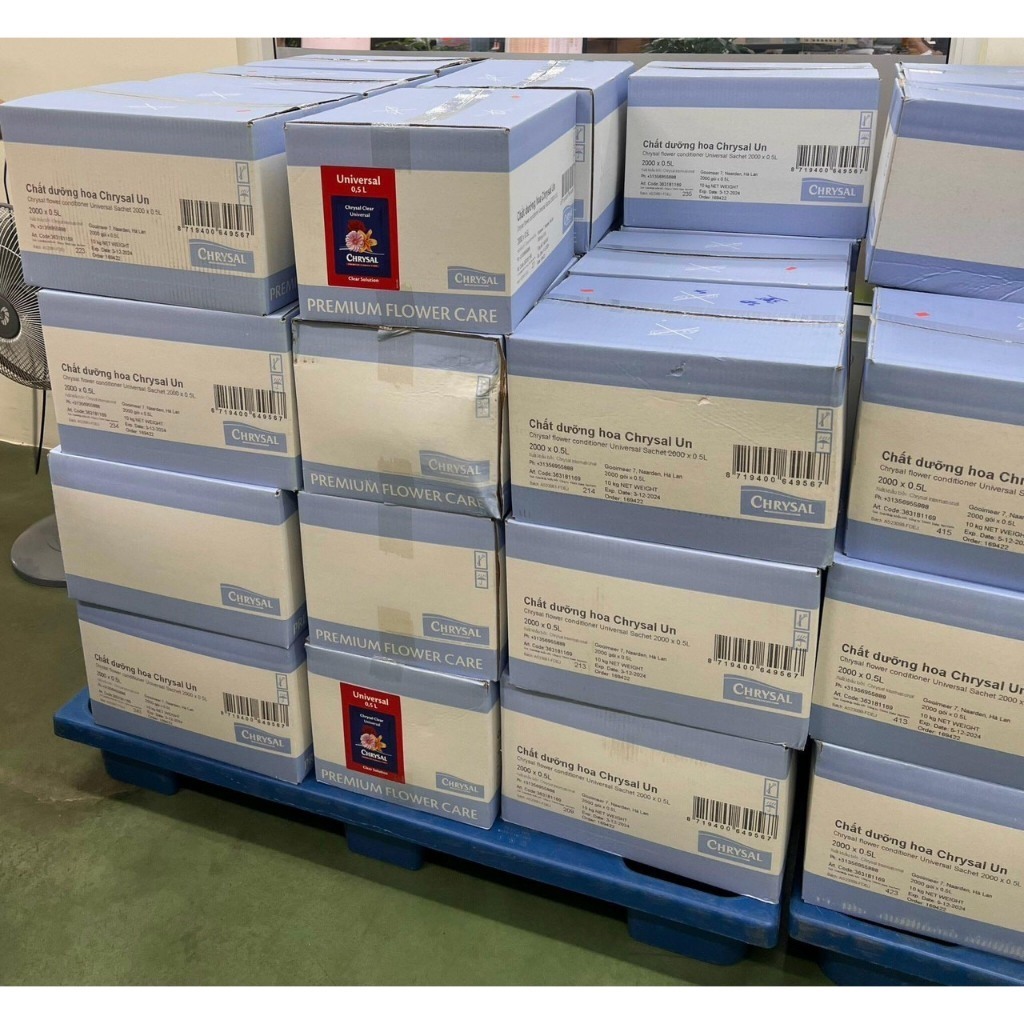 Dưỡng hoa lâu tàn Chrysal Chất dưỡng hoa tươi lâu, không gây hư nước