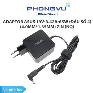 Bộ cấp nguồn/ Adaptor Asus 19V-3.42A-65W (Đầu số 4) (4.0mm*1.35mm) Zin (NQ) - Bảo hành 12 tháng