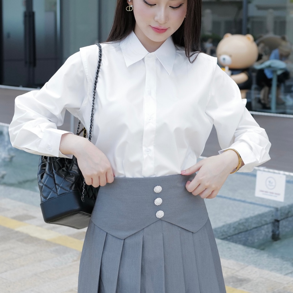 Sơmi Trắng Basic F202310